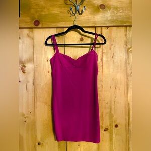Free People Fuchsia Mini Dress